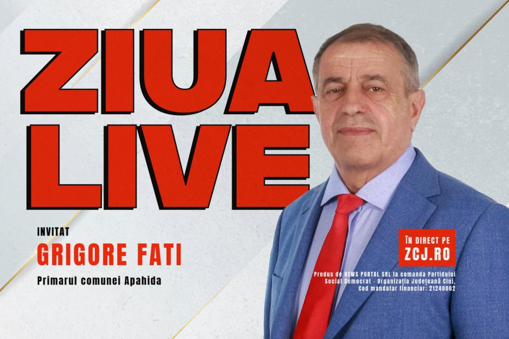 Grigore Fati, primarul din  Apahida, vine la ZIUA LIVE