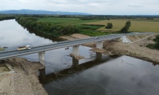 Inaugurare electorală: Pod peste Someş fără drumuri de acces