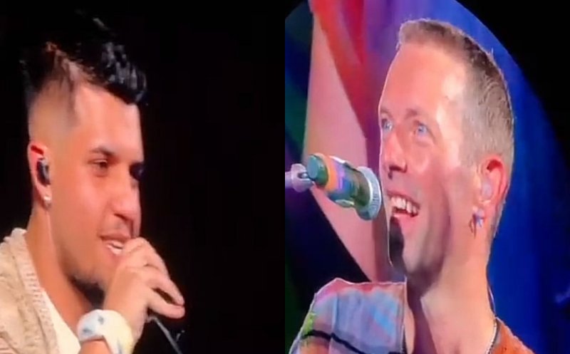 România! Momentul în care un cântăreț de manele este huiduit la concertul Coldplay