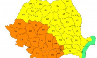 Miercuri, valul de căldură se va extinde în toată ţara, cu maxime de 37 de grade/ Cod portocaliu în 16 judeţe
