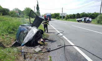 Noi detalii în cazul accidentului GRAV din Gilău. Doi copii, printre victimele transportate la spital