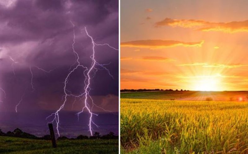 Ziua și furtuna! Prognoza meteo pe două săptămâni