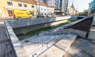 Lucrările din Parcul Caragiale, la 70%. O parte din zidul roman, conservat