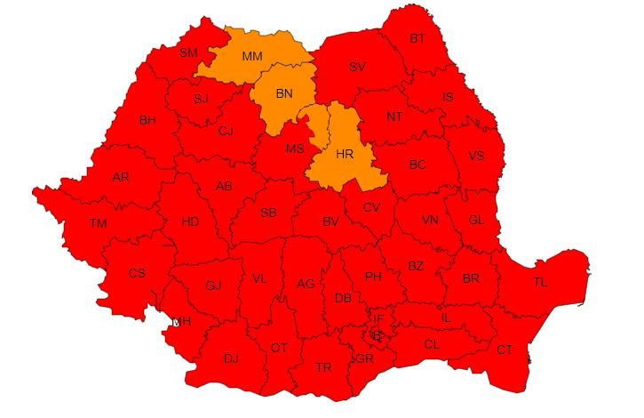 COD ROȘU de CANICULĂ în Cluj! Temperaturi și de 42 de grade la umbră