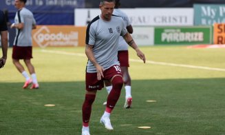 Efectele căldurii. Ciprian Deac, după meciul cu Dinamo: "Am slăbit 3 kilograme, am început cu 74 de kg și am ajuns la 71"
