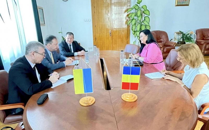 Reprezentanții Prefecturii Cluj s-au întâlnit cu ambasadorul Ucrainei