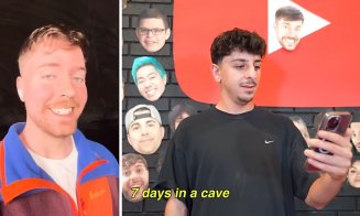 Mr.Beast, cel mai urmărit youtuber din lume, a fost la Cluj. Despre ce va fi clipul filmat în Salina Turda