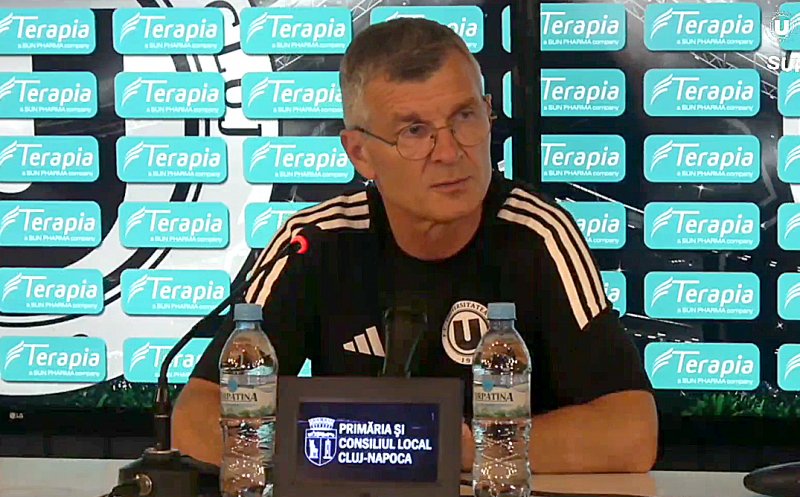 "U" Cluj, pe primul loc în Clasamentul SuperLigii după 2 etape / Sabău: "Sunt alte pretenții"