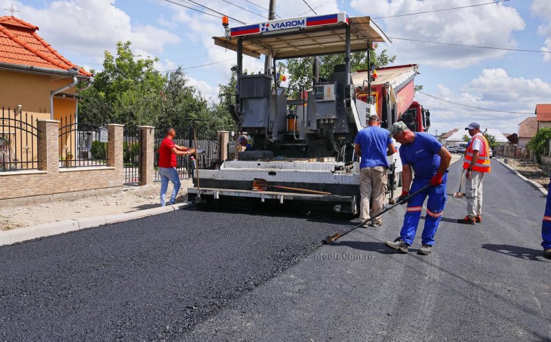Stradă importantă din Turda, modernizată