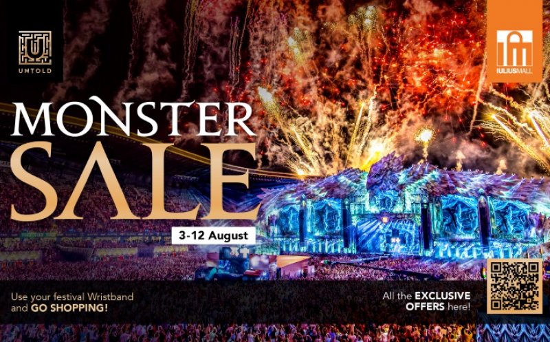 Brățara de festivalier îți aduce Monster Sale la Iulius Mall Cluj. Vino să descoperi ce branduri au promoții speciale!