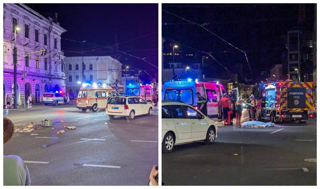 Cum s-a produs accidentul fatal de pe strada Horea, în care un biciclist de 55 de ani și-a pierdut viața