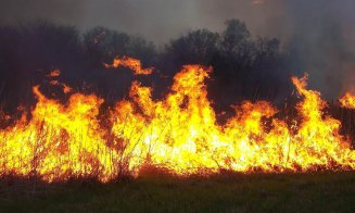 Tragedie în Cluj: Un bărbat a murit într-un incendiu de vegetație uscată pe care l-a provocat chiar el