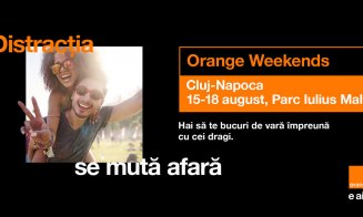 Caravana Orange Weekends ajunge la Cluj-Napoca. Cinema în aer liber, în Iulius Parc