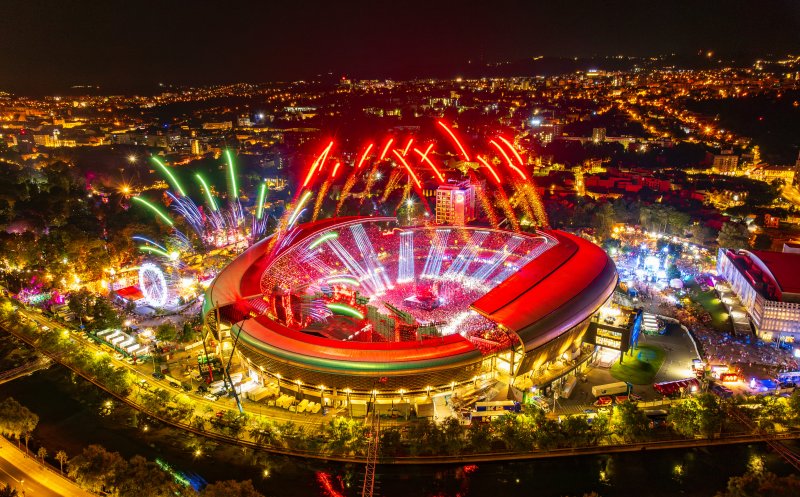 Peste 75 de milioane de euro au rămas în Cluj-Napoca după Untold. Peste 1 mil. lei, investiția organizatorilor în Cluj Arena, Parcul Central, Casino și Sala Polivalentă
