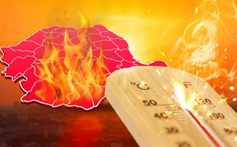 Cod portocaliu de caniculă în 15 județe (și la Cluj) și cod roșu în două județe
