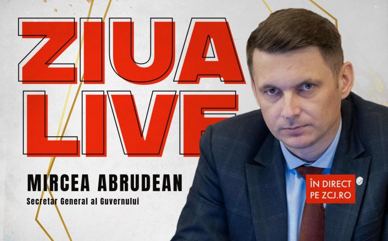 Secretarul General al Guvernului, clujeanul Mircea Abrudean, vine la ZIUA LIVE