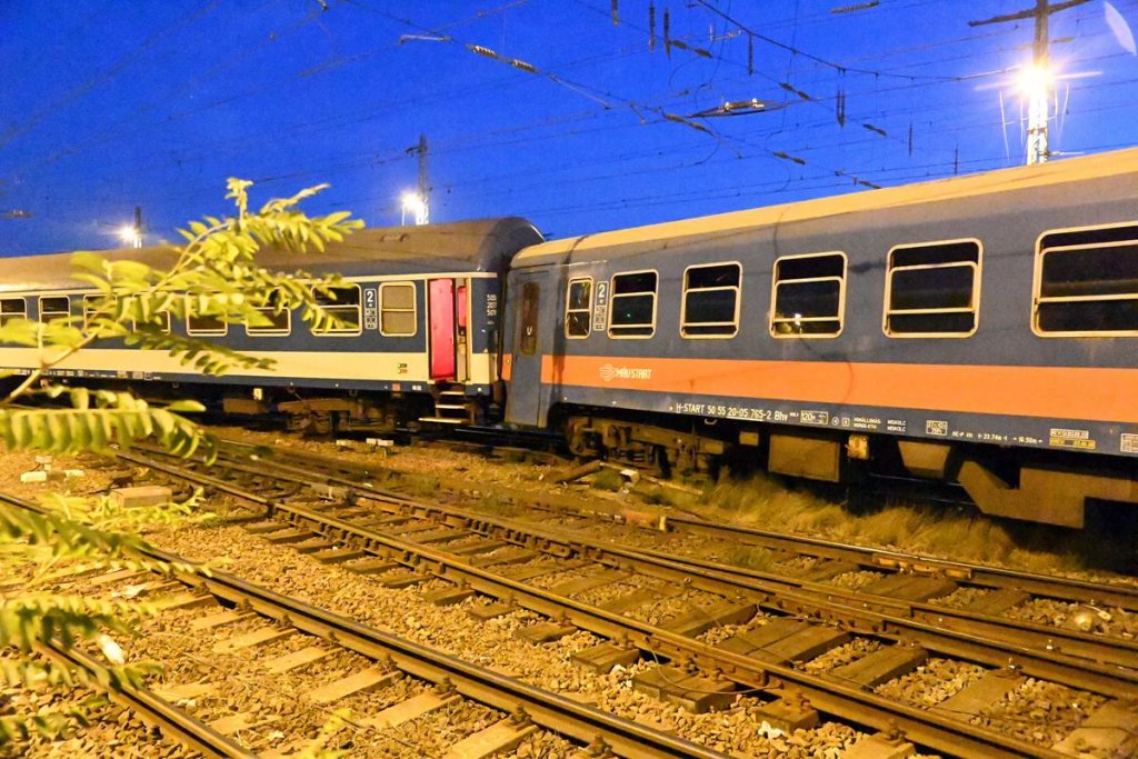 Trenul Cluj-Napoca - Budapesta a deraiat la intrarea în gara Keleti din capitala Ungariei