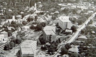 Fotografie aeriană a zonei străzii Observator și Complexul Studențesc Observator în construcție