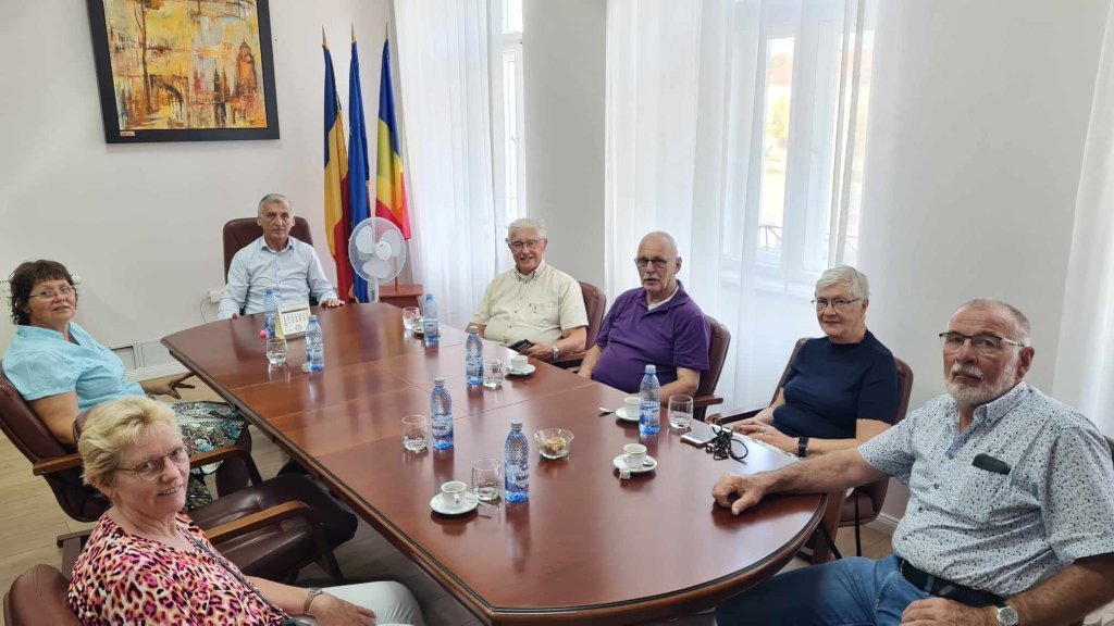 Delegație olandeză, în vizită la Primăria Dej
