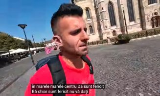 Cel mai cunoscut Youtuber de travel din România, la Cluj: ''Șocat de New York-ul din Ardeal, orașul de 5 stele cu cei mai faini români''