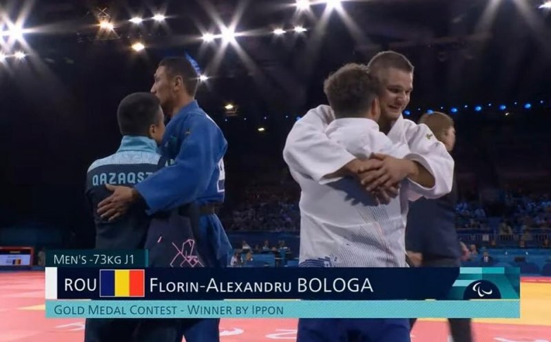 Campionul nevăzător Alexandru Bologa, premiat de Primăria Cluj-Napoca. A luat aurul la Jocurile Paralimpice de la Paris