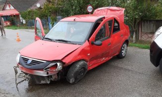 Încă un accident în Cluj! O fetiță de doar 8 ani și un bărbat, transportați la spital