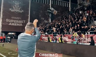 Sabău + ”U” Cluj = ”O poveste frumoasă” / Locul 1 în Superliga și niciun meci pierdut în 9 etape