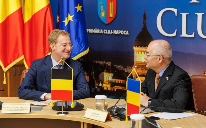 Ambasadorul Regatului Belgiei în România, în vizită la Cluj-Napoca