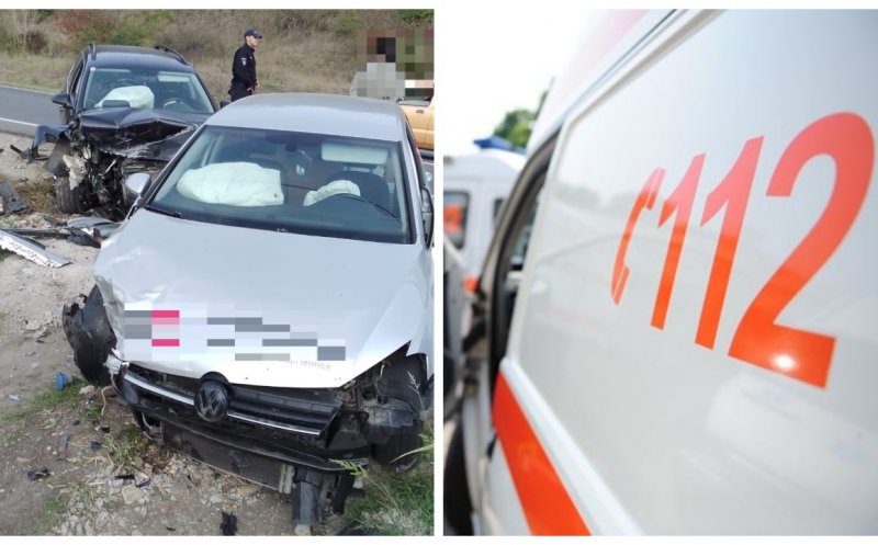 Cum s-a produs accidentul la ieșirea din Baciu: Două mașini s-au ciocnit, iar o persoană a ajuns la spital