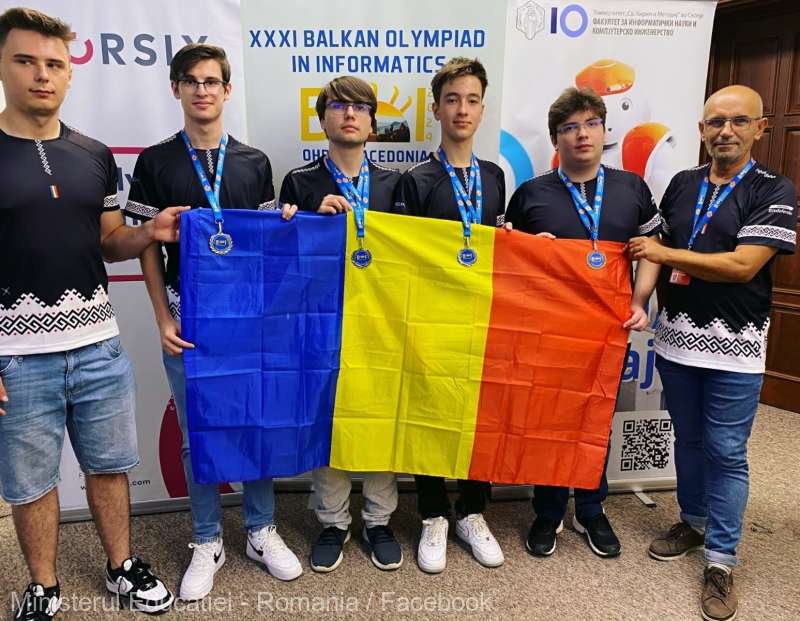 O nouă performanță pentru elevii români! Au obținut patru la Olimpiada Balcanică de Informatică