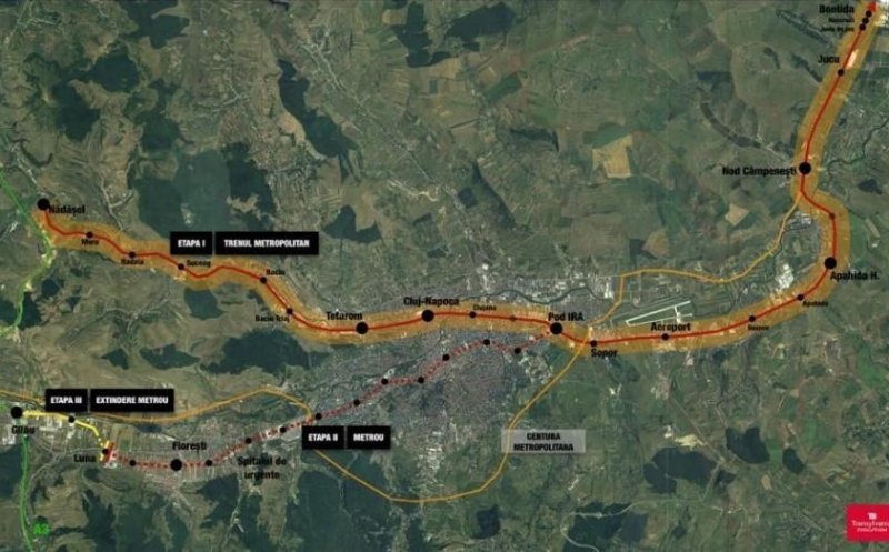 Încă un acord de asociere pentru trenul metropolitan al Clujului