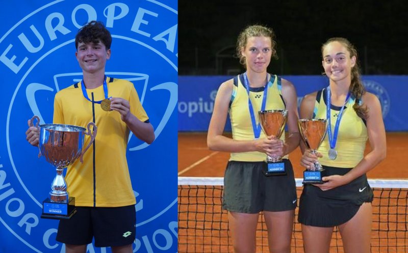 România a câștigat două medalii la Campionatul European de Tenis U-16. Aurul, cucerit din nou după 34 de ani