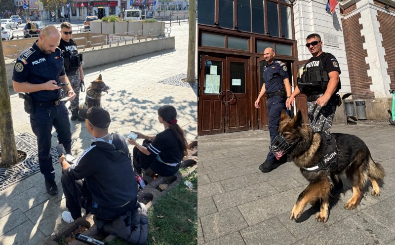 Gara din Cluj-Napoca, luată la control. Ce descoperiri neașteptate au făcut polițiștii în timpul raziei