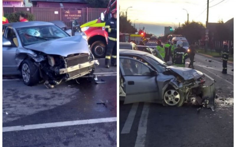 Cum s-a produs accidentul de pe strada Corneliu Coposu din Cluj: Patru autovehicule implicate și trei persoane rănite