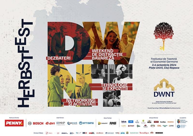 OKTOBERFEST DE CLUJ | Ce poți face joi, 3 octombrie, la Herbstfest, Festivalul de Toamnă al Economiei Germane