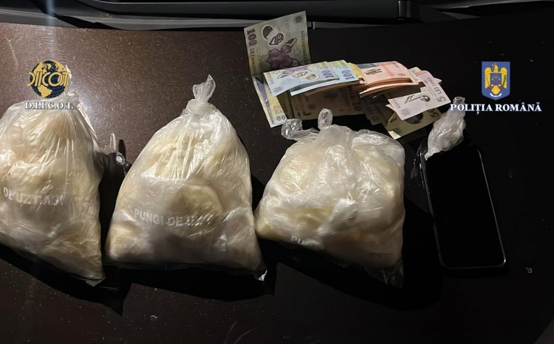 Tânăr de 23 de ani, prins în flagrant la Cluj în timp ce vindea peste un kilogram de droguri
