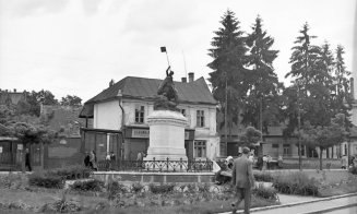Vechea Piață Sfântul Gheorghe (actuala Piață Lucian Blaga), anul 1959
