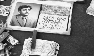 Amintiri din vechiul Cluj - loz in plic in fata la CEC din Centru