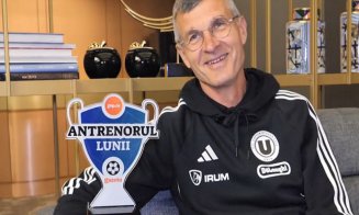 Ioan Ovidiu Sabău câștigă al doilea trofeu „Antrenorul lunii”: Septembrie a fost ”PERFECTĂ” pentru ”U” Cluj