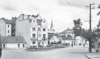 Alte perspective ale vechii Piețe Sfântul Gheorghe (actuala Piață Lucian Blaga), anul 1959