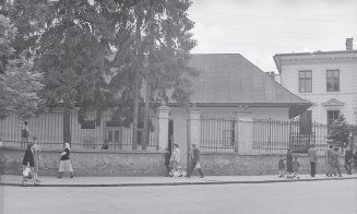Alte perspective ale vechii Piețe Sfântul Gheorghe (actuala Piață Lucian Blaga), anul 1959