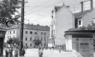 Alte perspective ale vechii Piețe Sfântul Gheorghe (actuala Piață Lucian Blaga), anul 1959