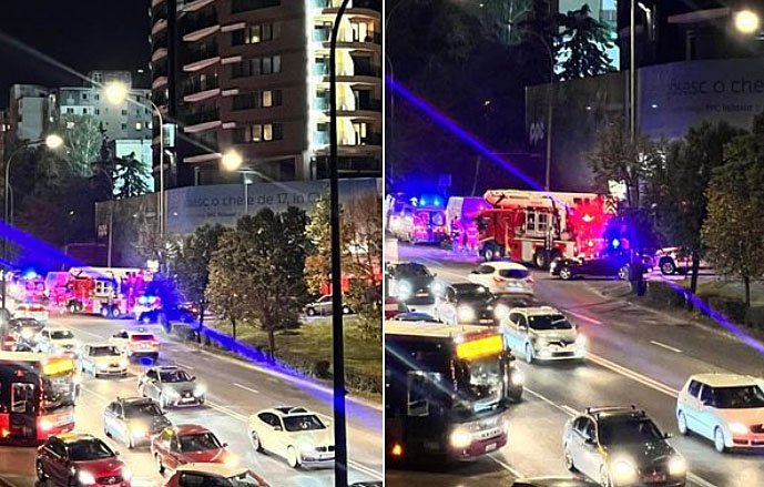 Desfășurare de forțe la blocul Tower de pe calea Florești / A fost anunţată o tentativă de suicid a unei femei de 38 de ani