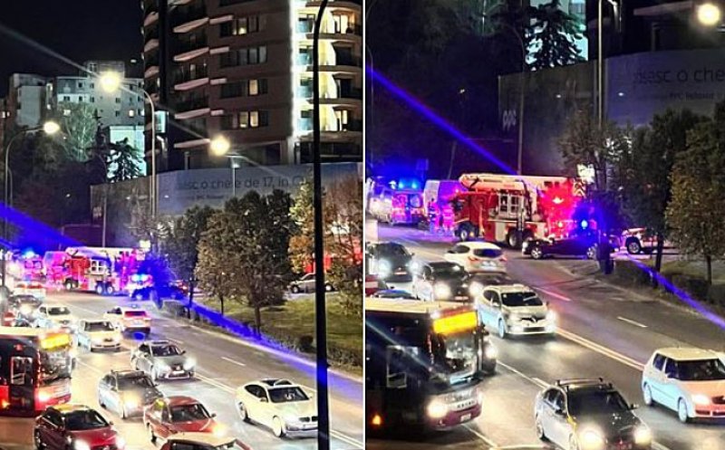 Desfășurare de forțe la blocul Tower de pe calea Florești / A fost anunţată o tentativă de suicid a unei femei de 38 de ani