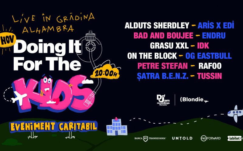UNTOLD Universe susține campania „Doing It For The Kids” lansată de Def Jam România în sprijinul Asociației Blondie