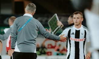 "U" Cluj nu se va putea baza pe un titular în perioada următoare. Sabău, detalii despre accidentarea lui Silaghi