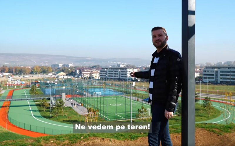 Primarul Pivariu anunță inaugurarea Parcului Sportiv Florești