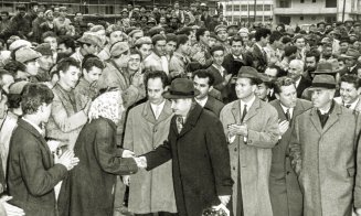Nicolae Ceaușescu, în vizită la Cluj-Napoca, în anii 1960