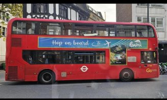România va fi promovată luna aceasta ca destinaţie turistică în Regatul Unit, pe autobuze