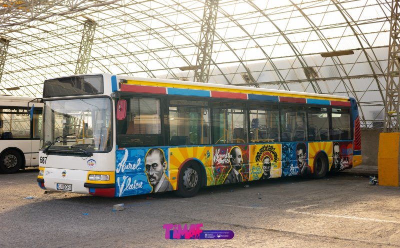 Personalitățile iconice ale Ardealului prind viață pe un autobuz unic, la Cluj-Napoca